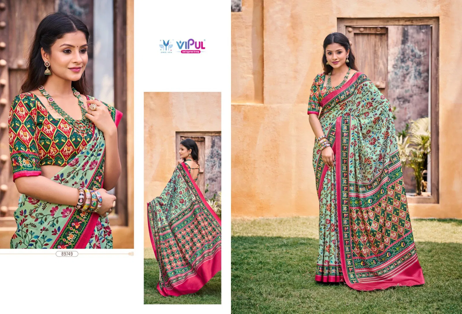 Carnival By Vipul Soft Silk Wedding Wear Saree Wholesale Shop In Surat